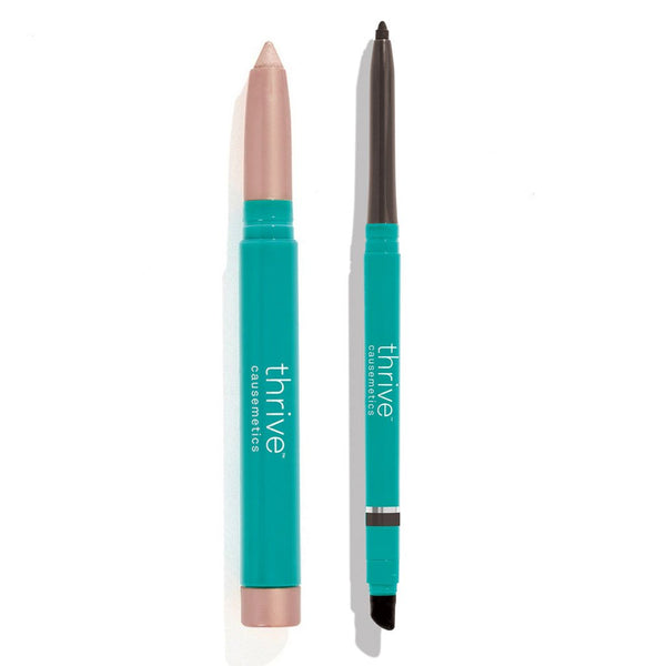 Waterproof eye highlighter and waterproof eyeliner pencil