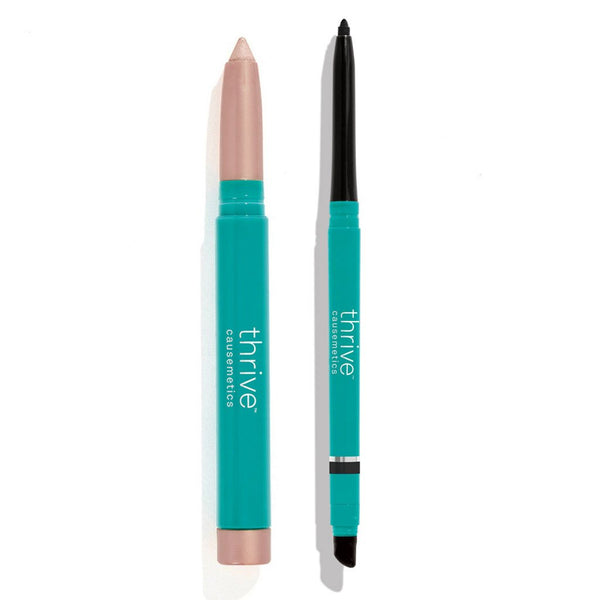 Waterproof eye highlighter and waterproof eyeliner pencil