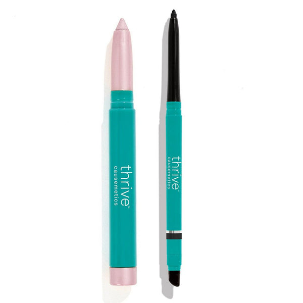 Waterproof eye highlighter and waterproof eyeliner pencil