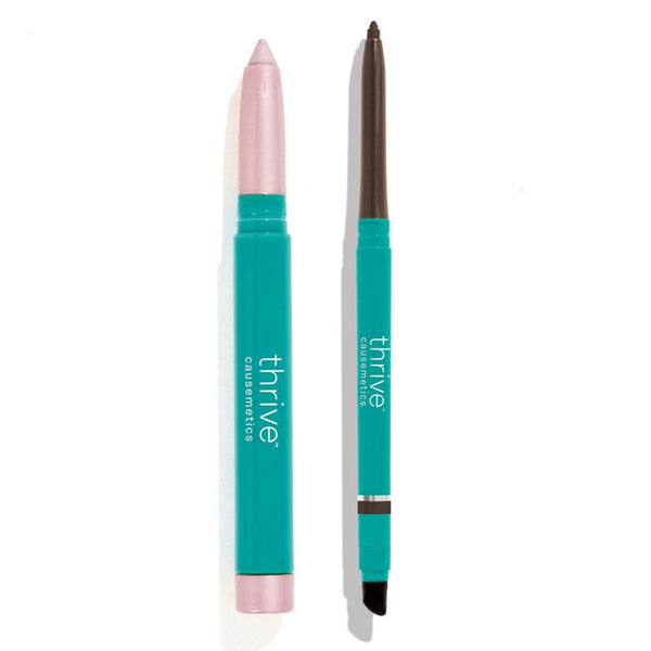 Waterproof eye highlighter and waterproof eyeliner pencil