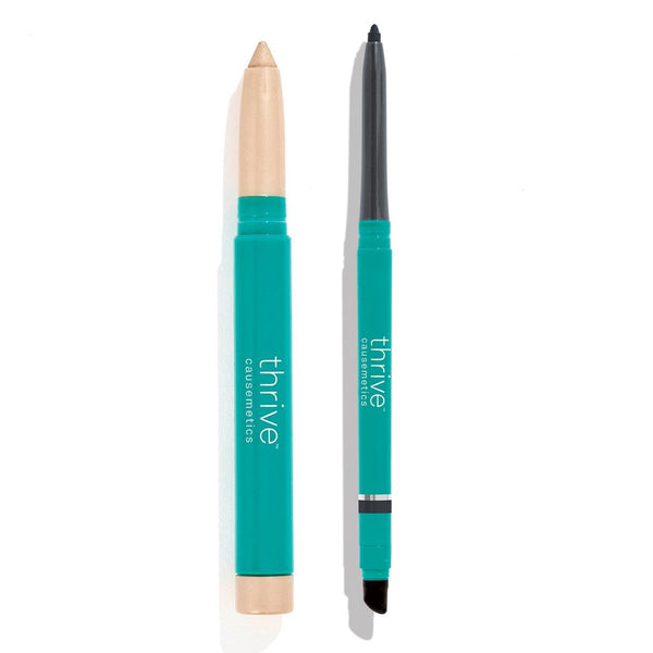 Waterproof eye highlighter and waterproof eyeliner pencil