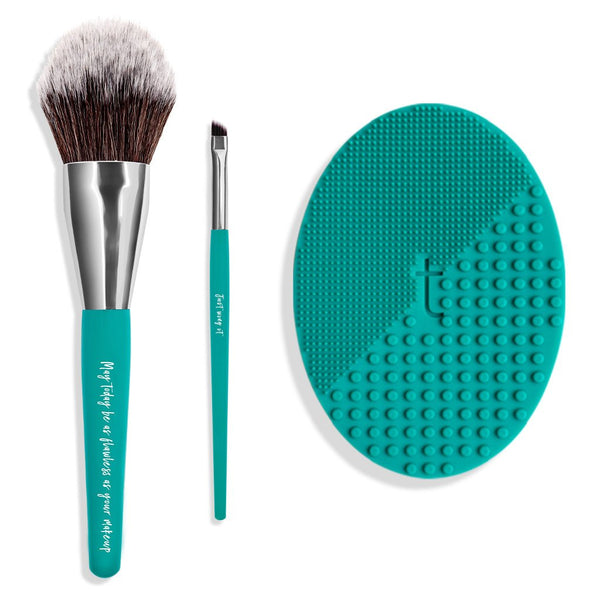 Vegan Silicone Brush Cleansing Pad, Vegan Makeup Brushes 