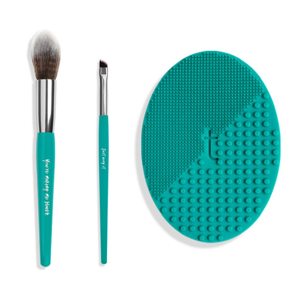 Vegan Silicone Brush Cleansing Pad, Vegan Makeup Brushes 