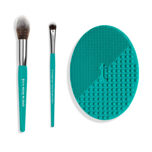 Vegan Silicone Brush Cleansing Pad, Vegan Makeup Brushes 