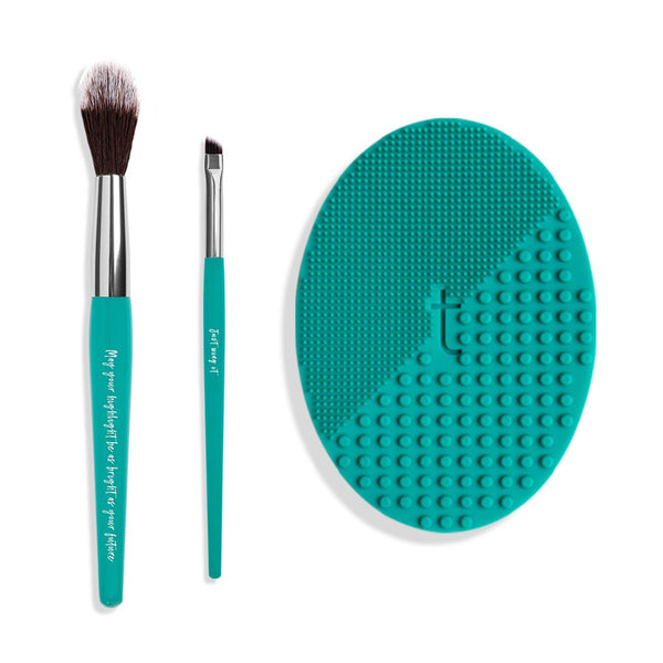 Vegan Silicone Brush Cleansing Pad, Vegan Makeup Brushes 