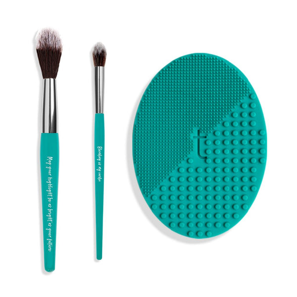 Vegan Silicone Brush Cleansing Pad, Vegan Makeup Brushes 