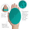 vegan silicone brush cleansing pad illustration 