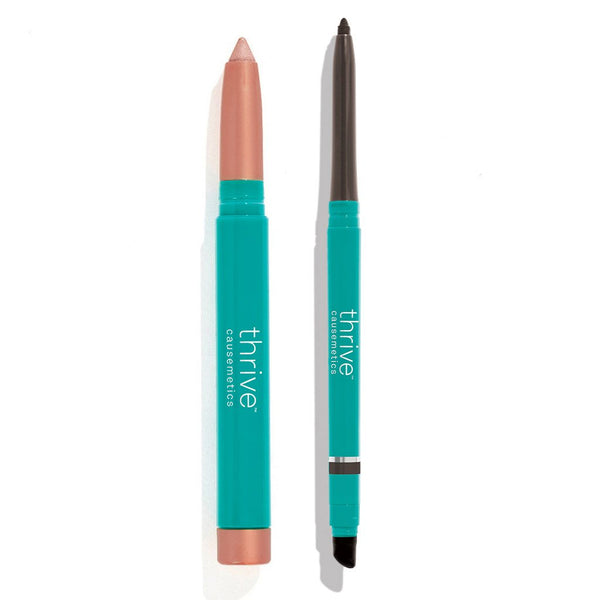 Waterproof eye highlighter and waterproof eyeliner pencil
