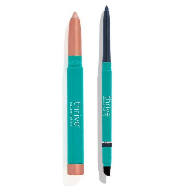 Waterproof eye highlighter and waterproof eyeliner pencil