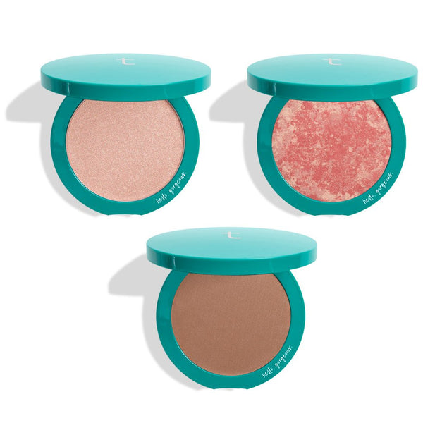 Highlighter, Blush + Bronzer Trio