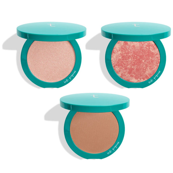 Highlighter, Blush + Bronzer Trio