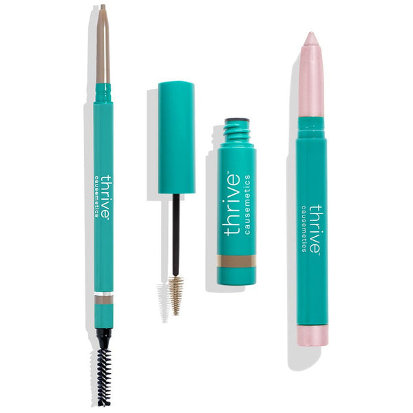 Eye + Brow Highlighter, Waterproof Brow Liner + Brow Gel for light blonde to dark blonde hair