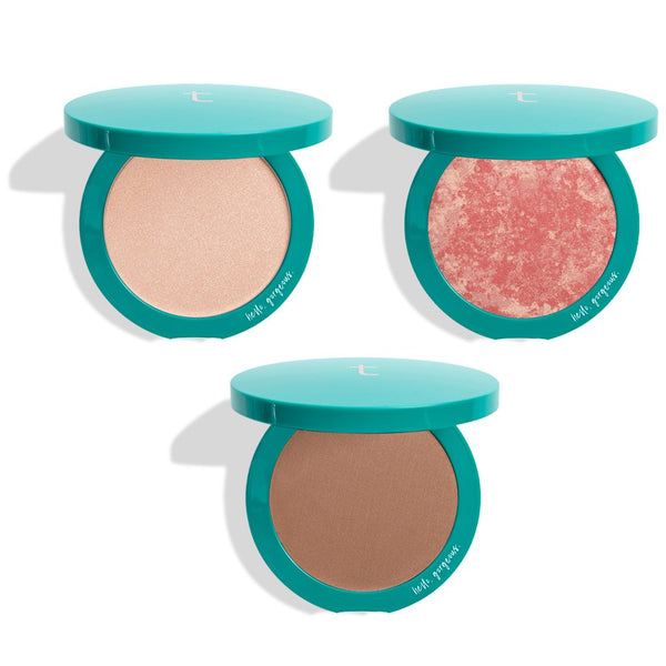 Highlighter, Blush + Bronzer Trio