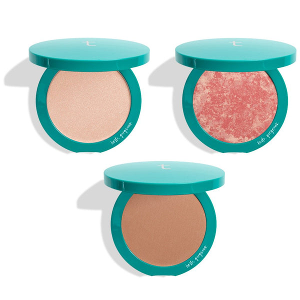 Highlighter, Blush + Bronzer Trio