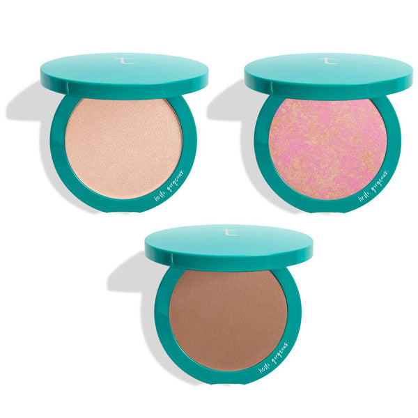 Highlighter, Blush + Bronzer Trio