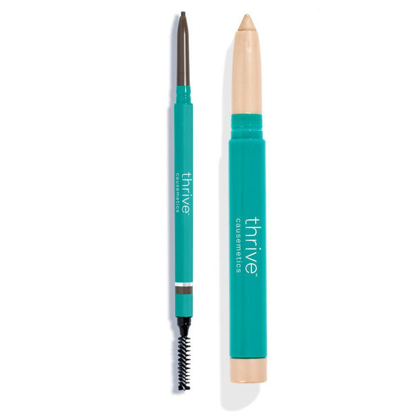 Waterproof eye highlighter and waterproof eyebrow pencil