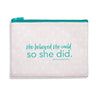 Thrive Causemetics makeup bag